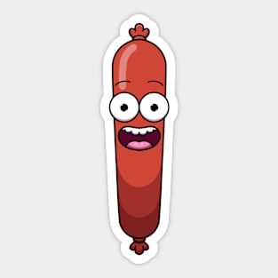 Happy Sausage Sticker